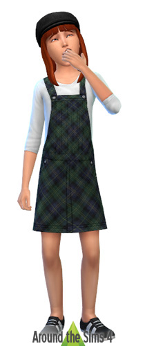 tartan jumper overlall