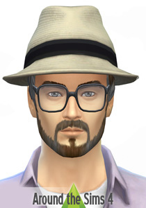 fedora straw hat panama for sims 4