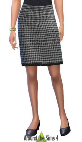 chanel skirt for sims 4